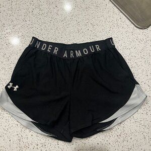 Under Armour Black and White Shorts